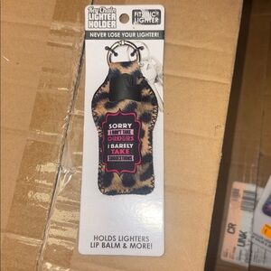 holds lighters, lip balm and more